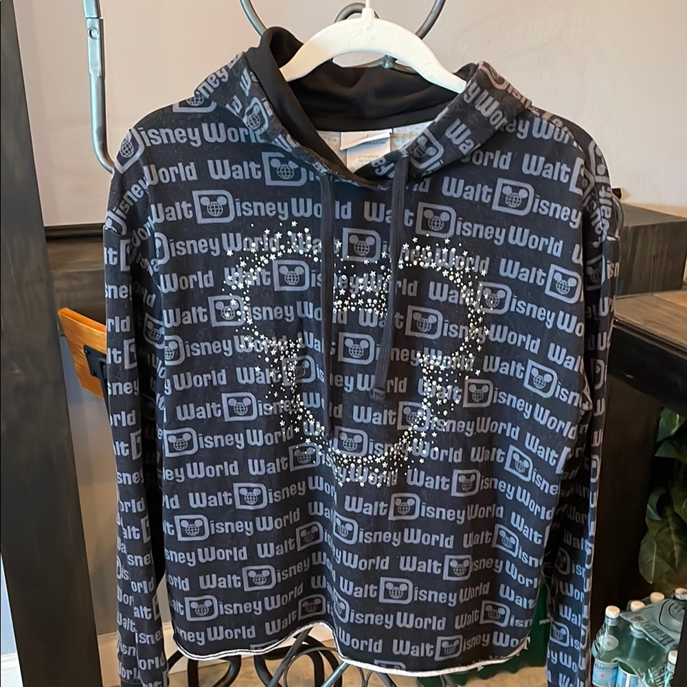 Disney Sparkly not faded Hoodie with Design